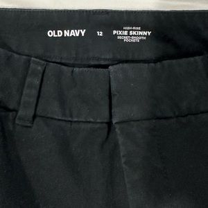 Old Navy Pixie Skinny Black Pants